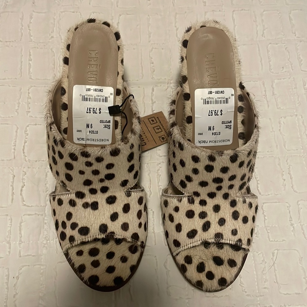 Leopard print heels